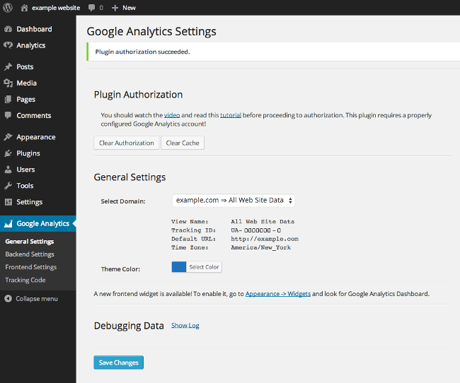 Google Analytics Dashboard for WP Google Analytics Dashboard for WP