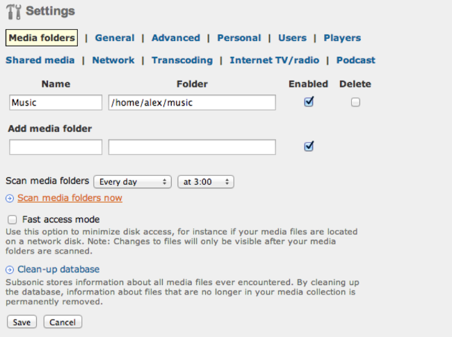First time Subsonic access First time Subsonic access